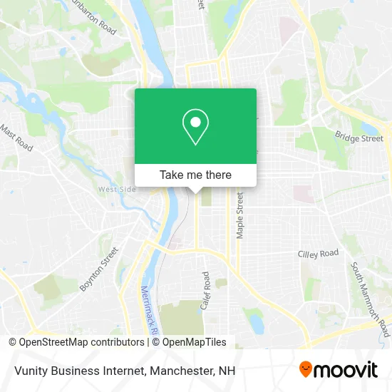 Vunity Business Internet map