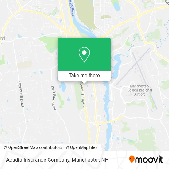Acadia Insurance Company map