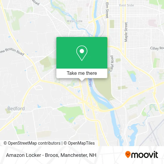 Amazon Locker - Broos map