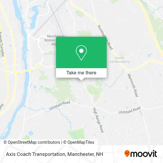 Axis Coach Transportation map