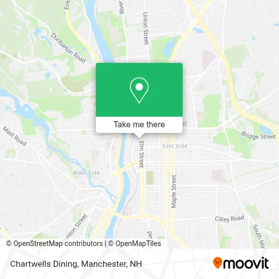 Chartwells Dining map