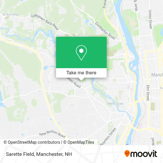 Sarette Field map