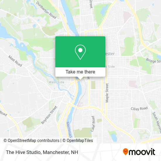 The Hive Studio map