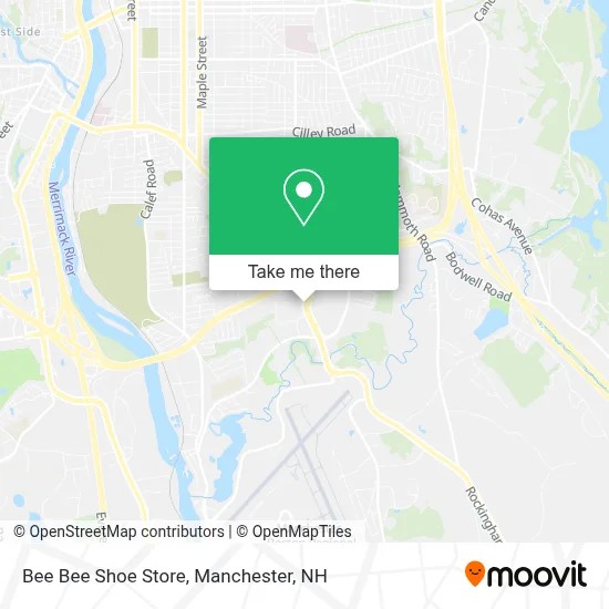 Bee Bee Shoe Store map