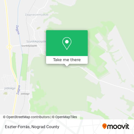 Eszter-Forrás map