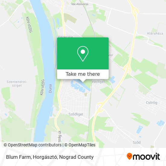 Blum Farm, Horgásztó map