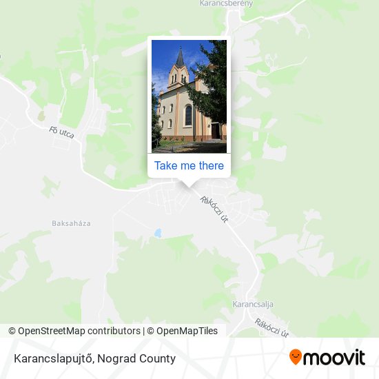 Karancslapujtő map