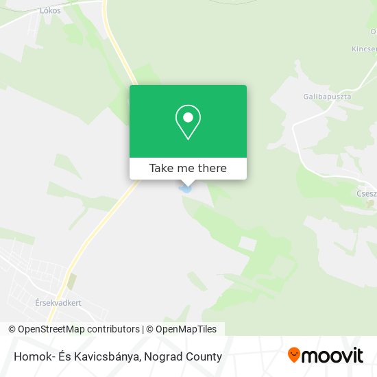 Homok- És Kavicsbánya map