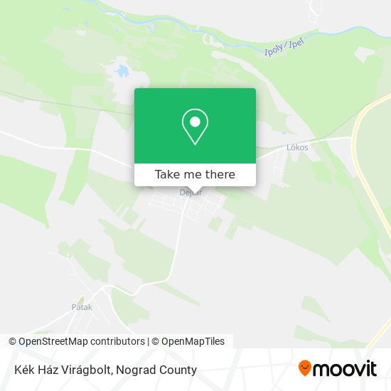Kék Ház Virágbolt map