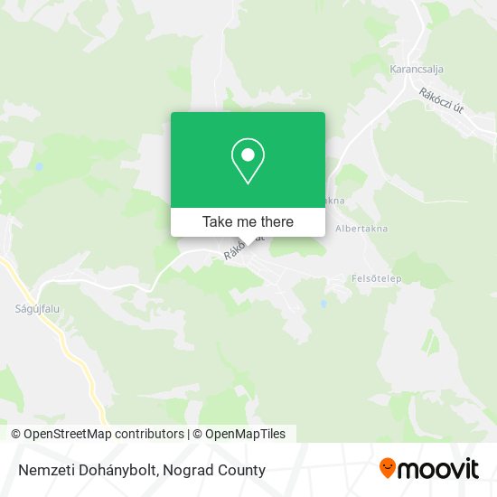 Nemzeti Dohánybolt map