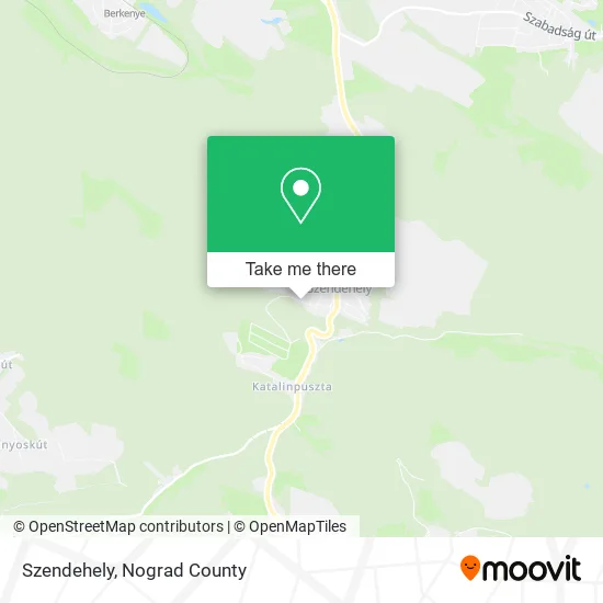 Szendehely map