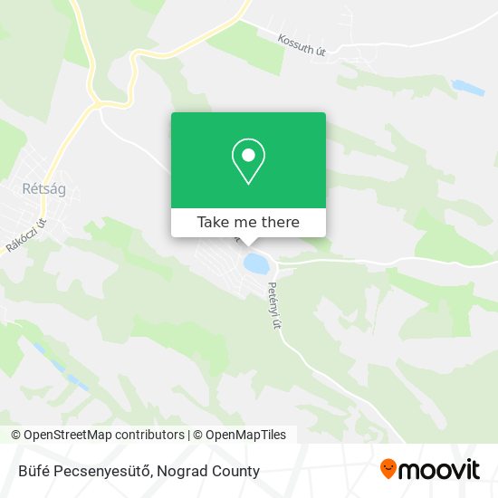 Büfé Pecsenyesütő map