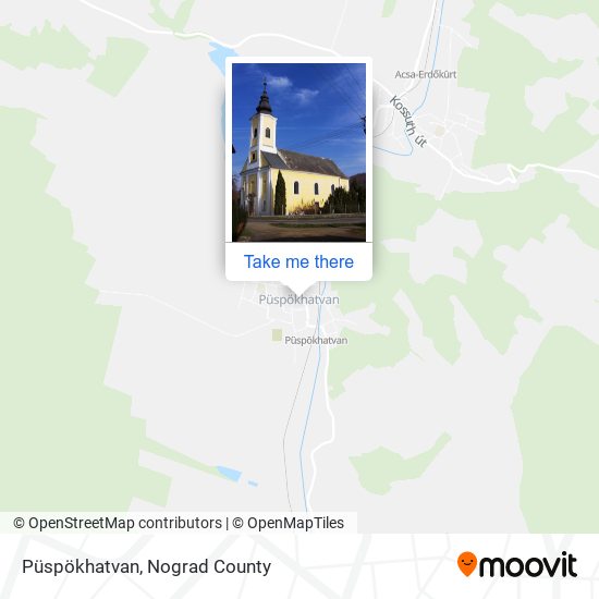 Püspökhatvan map