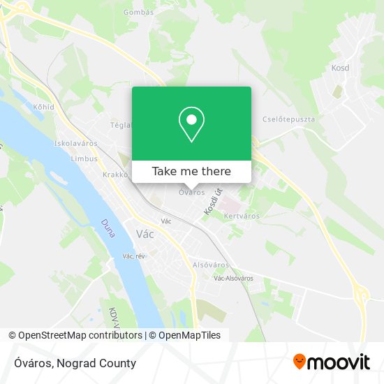 Óváros map