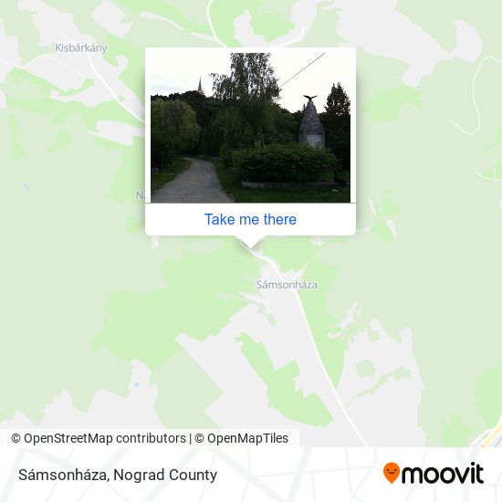Sámsonháza map