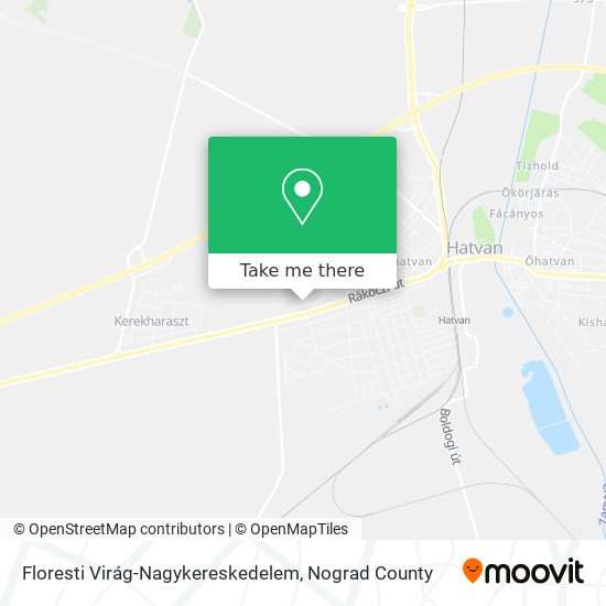 Floresti Virág-Nagykereskedelem map