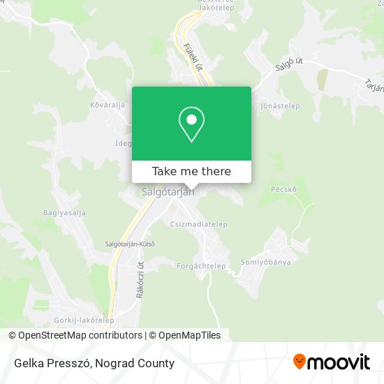Gelka Presszó map