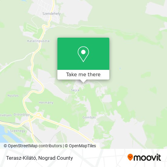 Terasz-Kilátó map