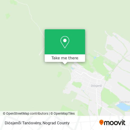 Diósjenői Tanösvény map