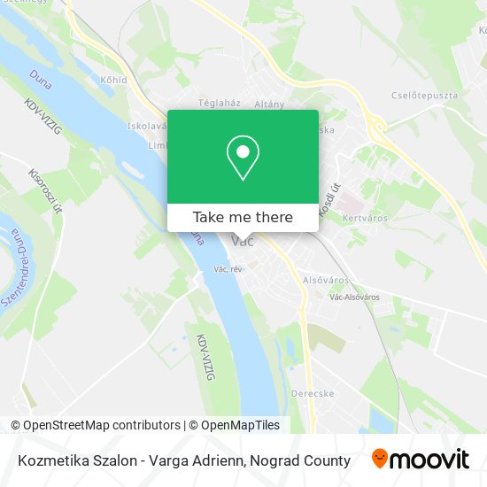 Kozmetika Szalon - Varga Adrienn map
