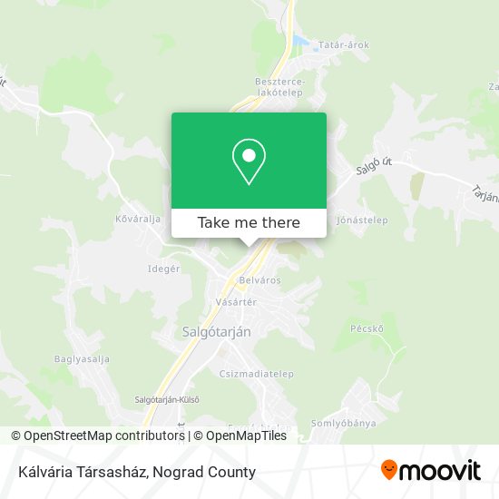 Kálvária Társasház map