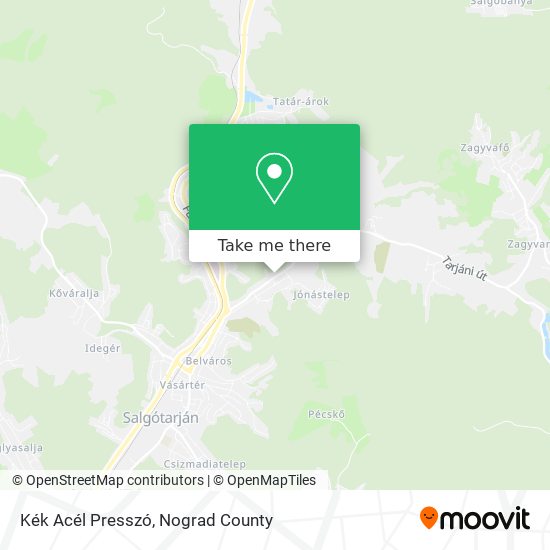 Kék Acél Presszó map