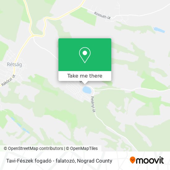 Tavi-Fészek fogadó - falatozó map