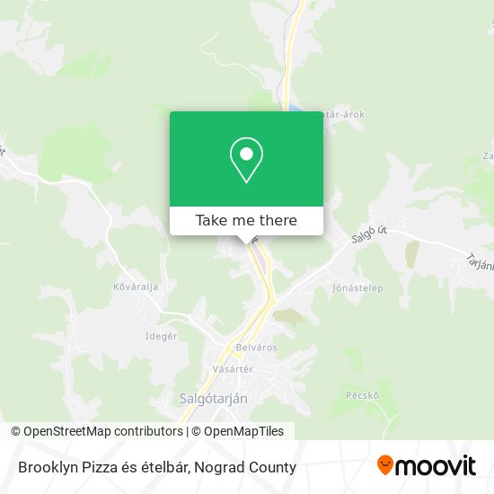 Brooklyn Pizza és ételbár map