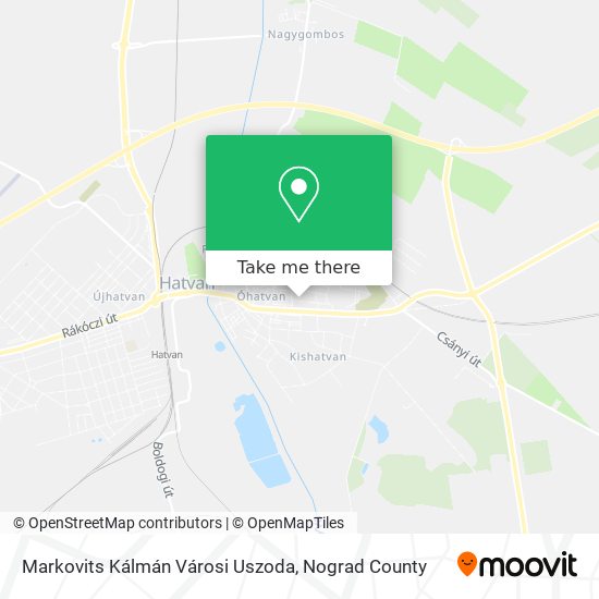 Markovits Kálmán Városi Uszoda map