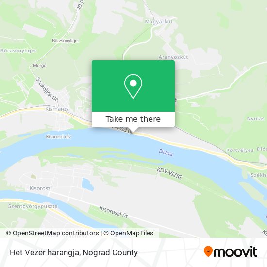 Hét Vezér harangja map