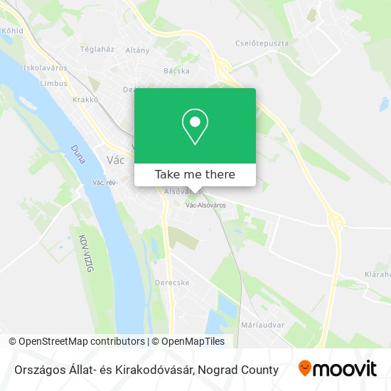Országos Állat- és Kirakodóvásár map