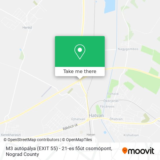 How To Get To M3 Autopalya Exit 55 21 Es Fout Csomopont In Hatvani By Train Or Bus Moovit