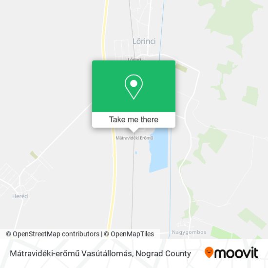 Mátravidéki-erőmű Vasútállomás map