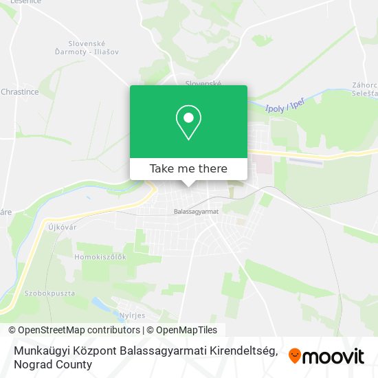 Munkaügyi Központ Balassagyarmati Kirendeltség map