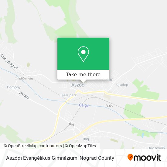 Aszódi Evangélikus Gimnázium map