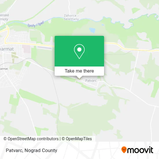 Patvarc map
