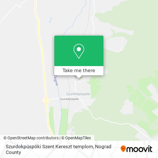Szurdokpüspöki Szent Kereszt templom map
