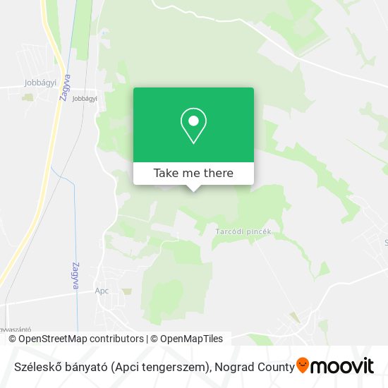 Széleskő bányató (Apci tengerszem) map