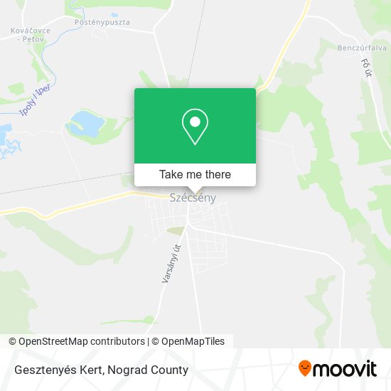 Gesztenyés Kert map