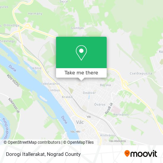 Dorogi Itallerakat map