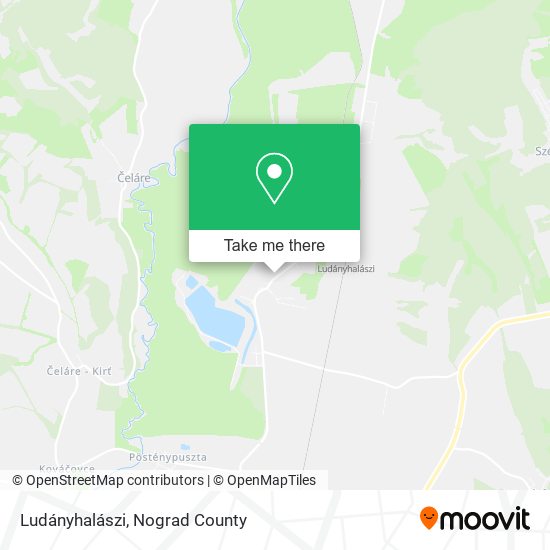 Ludányhalászi map