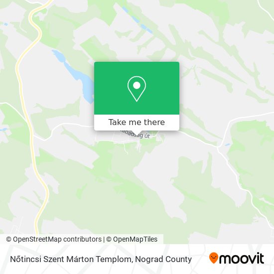 Nőtincsi Szent Márton Templom map