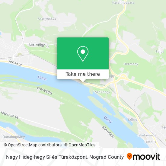 Nagy Hideg-hegy Sí-és Túraközpont map