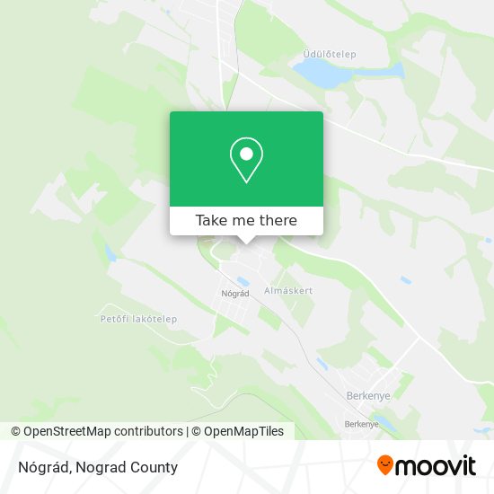 Nógrád map