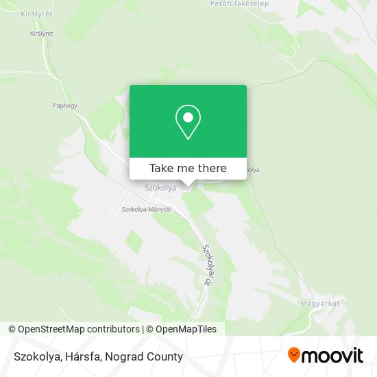 Szokolya, Hársfa map