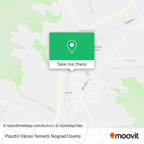 Pásztó Városi Temető map