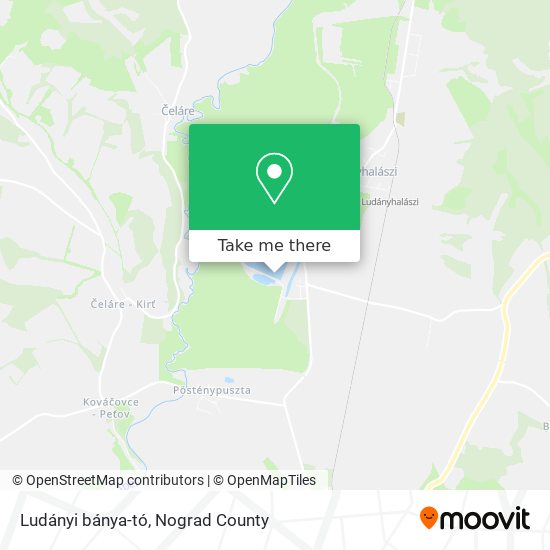 Ludányi bánya-tó map