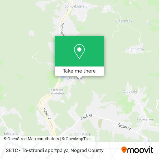 SBTC - Tó-strandi sportpálya map