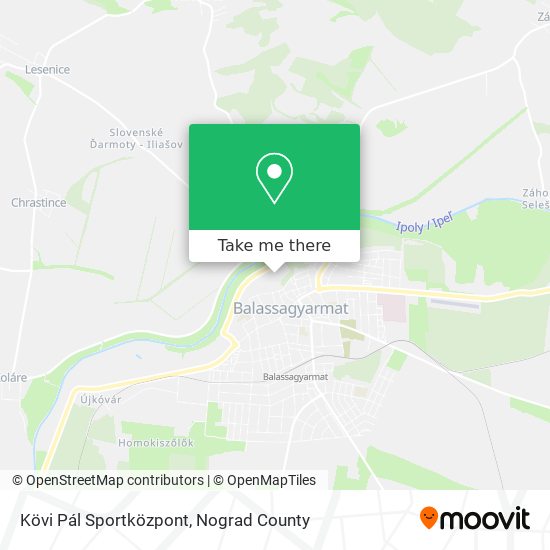Kövi Pál Sportközpont map