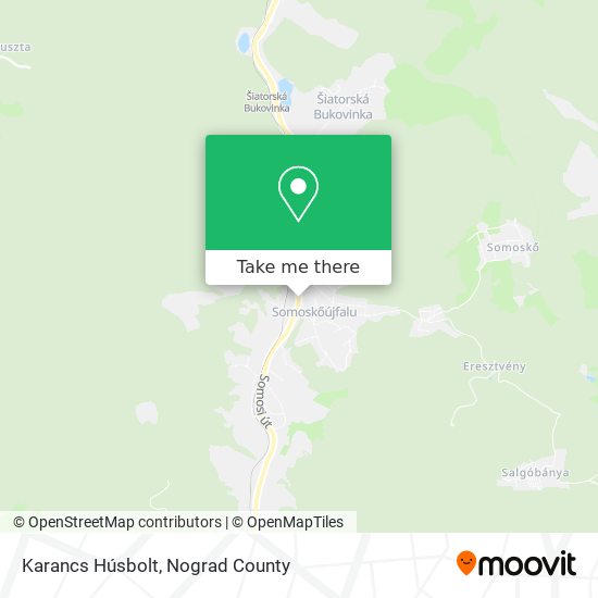 Karancs Húsbolt map